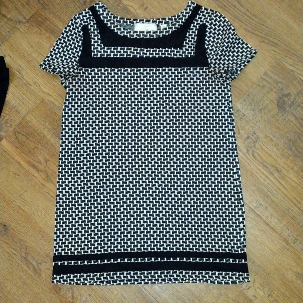 Black and white dress